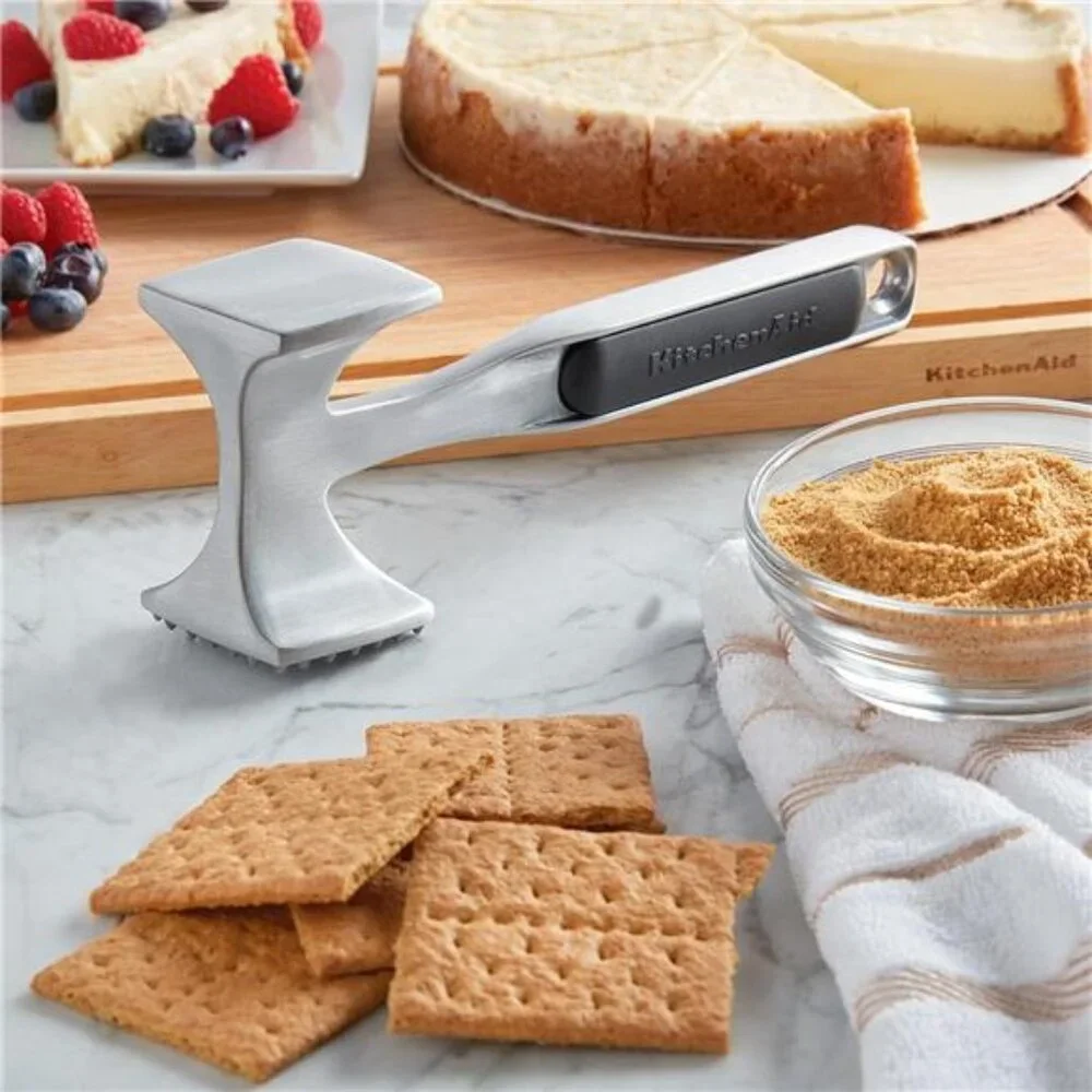 KitchenAid Gourmet Multi Sided Meat Tenderizer for Pounding Meats, Nuts,